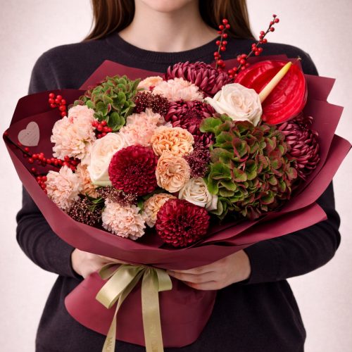 Букет «Бархатная осень»